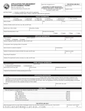 Fill in Your Indiana Entertainment Permit Form