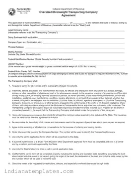 Fill in Your Indiana M203 Form
