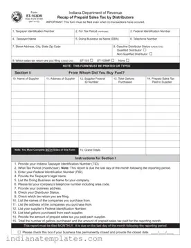 Fill in Your Indiana St 103Dr Form