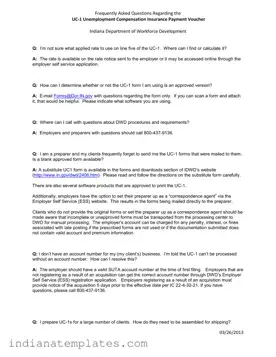Fill in Your Uc1 Indiana Form